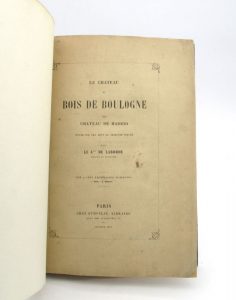 Estimation Histoire - Couverture du livre Estimation du livre « le Château du Bois de Boulogne dit château de Madrid : Étude sur les arts au seizième siècle »