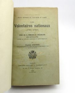 Estimation Histoire - Couverture du livre Estimation du livre « les Volontaires (1791-1793) : Étude sur la formation et l’organisation des bataillons d’après les archives communales et départementales »