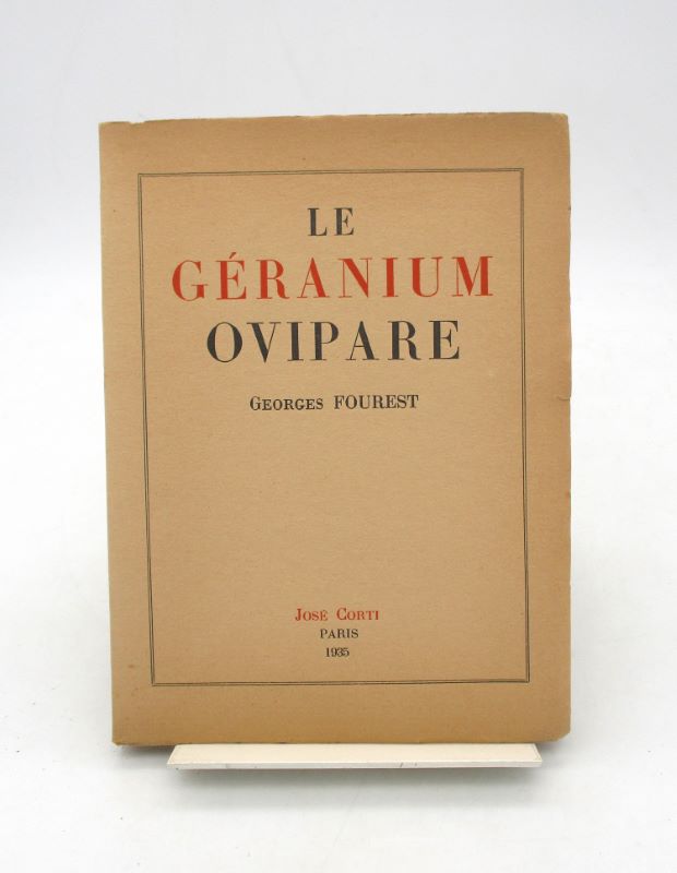 Couverture du livre Estimation du livre « le Géranium ovipare »