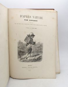 Estimation Livre illustré - Couverture du livre Estimation du livre « d’après nature par Gavarni »