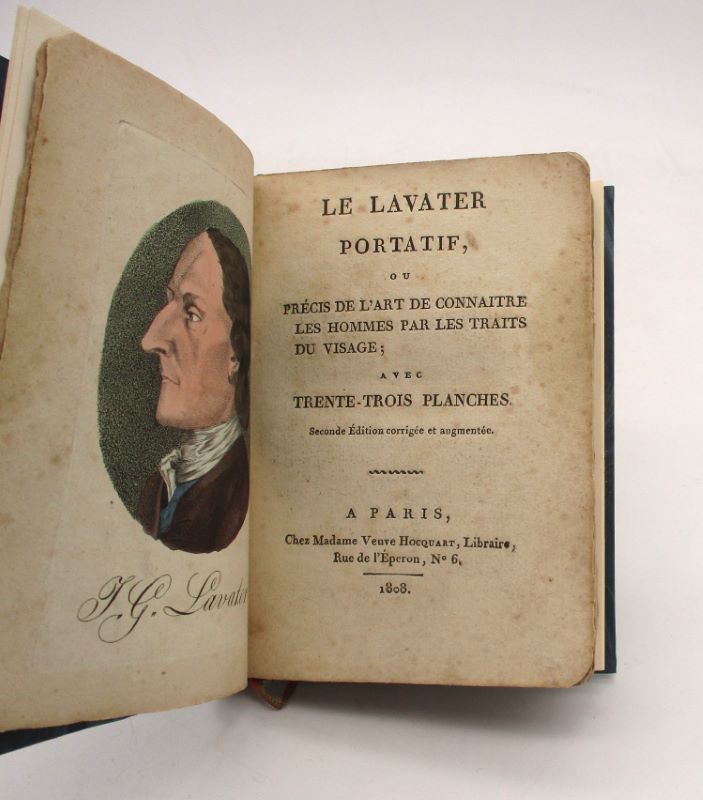 Couverture du livre Estimation du livre « le Lavater portatif ou Précis de l’art de connaître les hommes par les traits du visage »