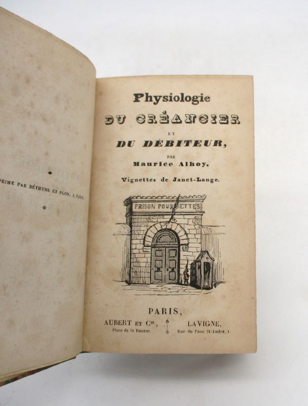 Couverture du livre Estimation du livre « physiologie du créancier et du débiteur »