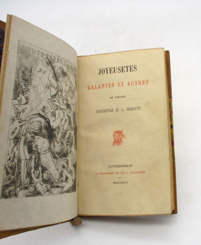 Couverture du livre Estimation du livre « joyeusetés galantes et autre du vidame Bonaventure de La Braguette »