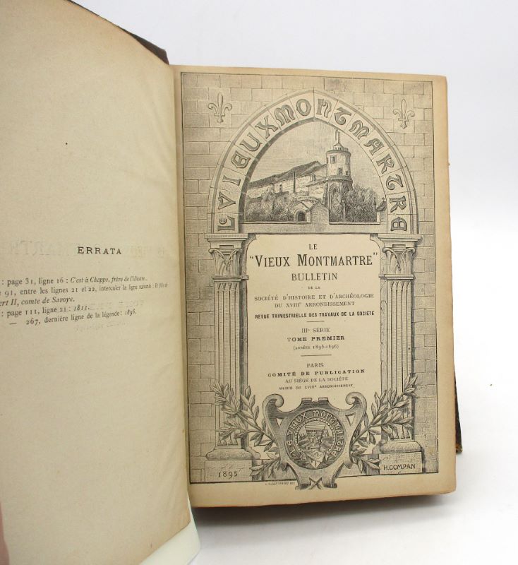 Couverture du livre Estimation du livre « le « Vieux Montmartre » : Troisième série tomes premier et second »