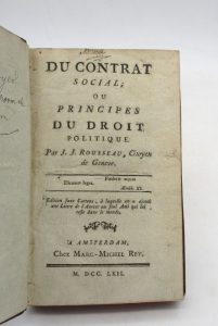 Estimation Sciences Humaines - Couverture du livre Estimation du livre « du contrat social ou Principes du droit politique »