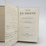 Couverture du livre Estimation du livre « voyage en Orient »