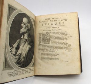 Estimation Edition originale - Couverture du livre Estimation du livre « de Vita et Moribus Epicuri Libri octo »