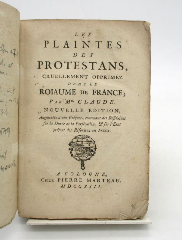Couverture du livre Estimation du livre « les Plaintes des protestans, cruellement opprimez dans le roiaume de France »
