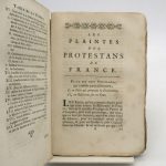 Couverture du livre Estimation du livre &laquo;&nbsp;les Plaintes des protestans, cruellement opprimez dans le roiaume de France&nbsp;&raquo;