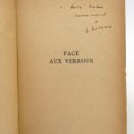 Couverture du livre Estimation du livre « face aux verrous »