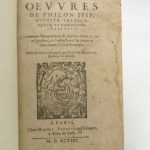 Couverture du livre Estimation du livre « les Oeuvres de Philon juif »