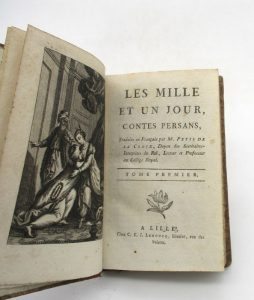 Estimation Voyages-Atlas - Couverture du livre Estimation du livre « les Mille et un jour, contes persans »
