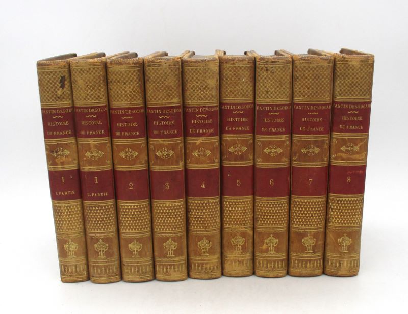 Couverture du livre Estimation du livre « histoire de France : 9 premiers volumes seuls. »