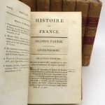 Couverture du livre Estimation du livre « histoire de France : 9 premiers volumes seuls. »