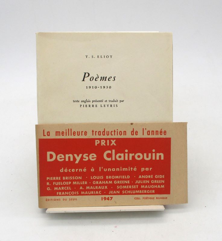 Couverture du livre Estimation du livre « poèmes 1910-1930 »