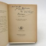 Couverture du livre Estimation du livre « poèmes 1910-1930 »