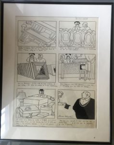 Estimation Bandes dessinées - Couverture du livre Estimation du livre « le Bon Vivant : dessin signé encadré »