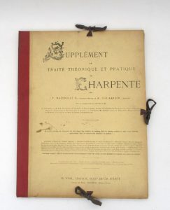 Estimation Ouvrages spécialisés – Chasse - Couverture du livre Estimation du livre « supplément au Traité théorique et pratique de Charpente : album seul »