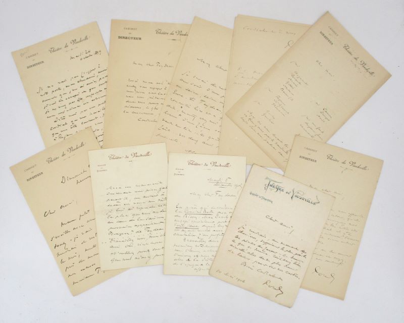 Couverture du livre Estimation du livre « 11 lettres autographes signées la plupart adressées à Georges Feydeau »