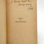 Couverture du livre Estimation du livre « précis de décomposition »