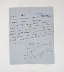 Estimation Lettre autographes - Couverture du livre Estimation du livre « 2 lettres autographes signées probablement adressées à Georges Feydeau »