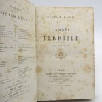 Couverture du livre Estimation du livre « l’Année terrible »