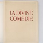 Couverture du livre Estimation du livre « la Divine Comédie »
