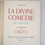 Couverture du livre Estimation du livre « la Divine Comédie »