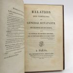Couverture du livre Estimation du livre « relation des campagnes du général Bonaparte en Égypte et en Syrie »