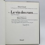 Couverture du livre Estimation du livre « le Vin des rues »