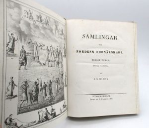 Estimation Histoire - Couverture du livre Estimation du livre « samlingar för Nordens Fornälskare, innehallande Inskifter, Figurer, Ruiner, Verktyg, Hogar och Stensattningar i Sverige och Norrige »
