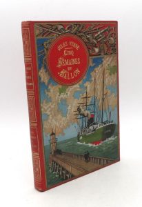 Estimation Livre illustré - Couverture du livre Estimation du livre « cinq semaines en ballon »