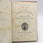 Couverture du livre Estimation du livre « cinq semaines en ballon »
