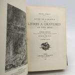 Couverture du livre Estimation du livre « guide de l’amateur de livres à gravures du XVIIIe siècle »