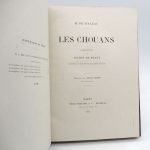 Couverture du livre Estimation du livre « les Chouans »