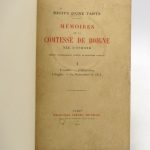 Couverture du livre Estimation du livre « mémoires de la comtesse de Boigne née d’Osmond – Récits d’une tante »