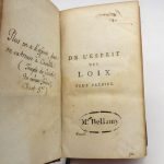 Couverture du livre Estimation du livre « de l’esprit des loix »