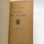 Couverture du livre Estimation du livre « l’Amour du livre »
