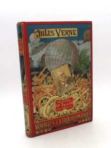 Estimation Livre illustré - Couverture du livre Estimation du livre « cinq semaines en ballon – Voyage au centre de la Terre »