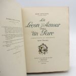 Couverture du livre Estimation du livre « la Leçon d’Amour dans un parc »