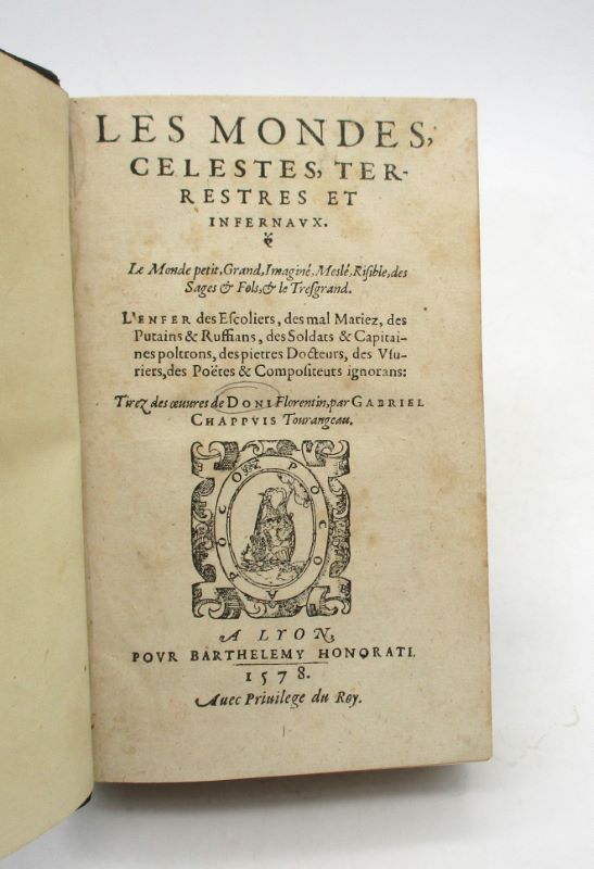 Couverture du livre Estimation du livre « les Mondes, célestes, terrestres et infernaux »