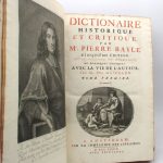 Couverture du livre Estimation du livre « dictionnaire historique et critique »