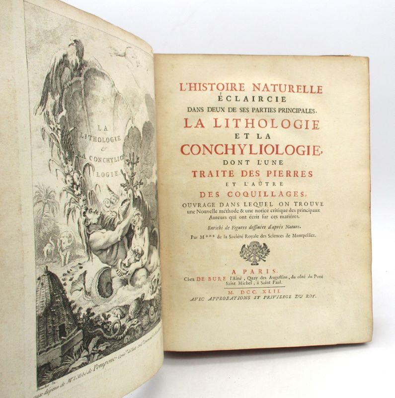 Couverture du livre Estimation du livre « l’Histoire naturelle éclaircie dans deux de ses parties principales la lithologie et la conchyliologie dont l’une traite des pierres et l’autre des coquillages »