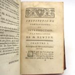 Couverture du livre Estimation du livre « institutions newtoniennes, ou Introduction à la philosophie de M. Newton »