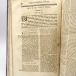Couverture du livre Estimation du livre « trina Pauli Theologia positiva, moralis, mystica seu omnigena in universas apostoli epistolas commentaria. Exegetica, tropologica, anagogica. »