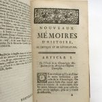 Couverture du livre Estimation du livre « nouveaux mémoires d’histoire, de critique et de littérature »