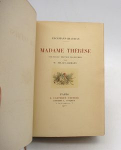 Estimation Livre illustré - Couverture du livre Estimation du livre « madame Thérèse »