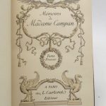 Couverture du livre Estimation du livre « mémoires de madame Campan sur la vie privée de Marie-Antoinette »