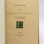 Couverture du livre Estimation du livre « les Hommes nouveaux »