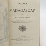 Couverture du livre Estimation du livre « voyage à Madagascar »